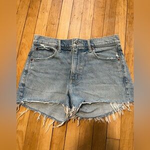 Abercrombie & Fitch Light Wash Denim Shorts